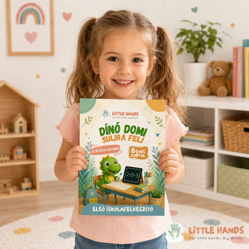 Dínó Domi – Sulira fel! - 22 iskolafelkészítő feladat a LittleHands™ GlowBoard-hoz
