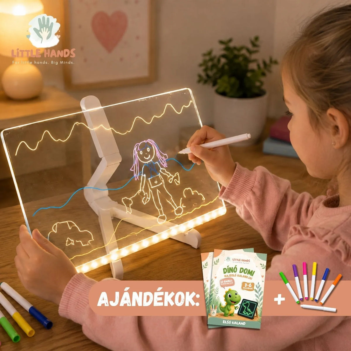 GlowBoard – Világító Rajztábla