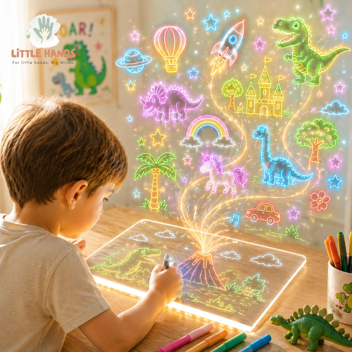 GlowBoard – Világító Rajztábla