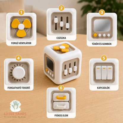 GrowCube – 6 az 1-ben Montessori fejlesztőkocka